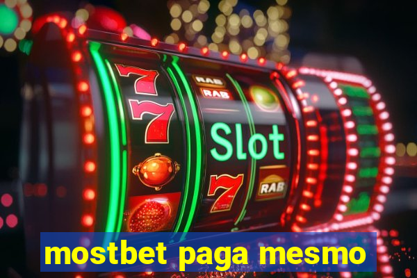 mostbet paga mesmo